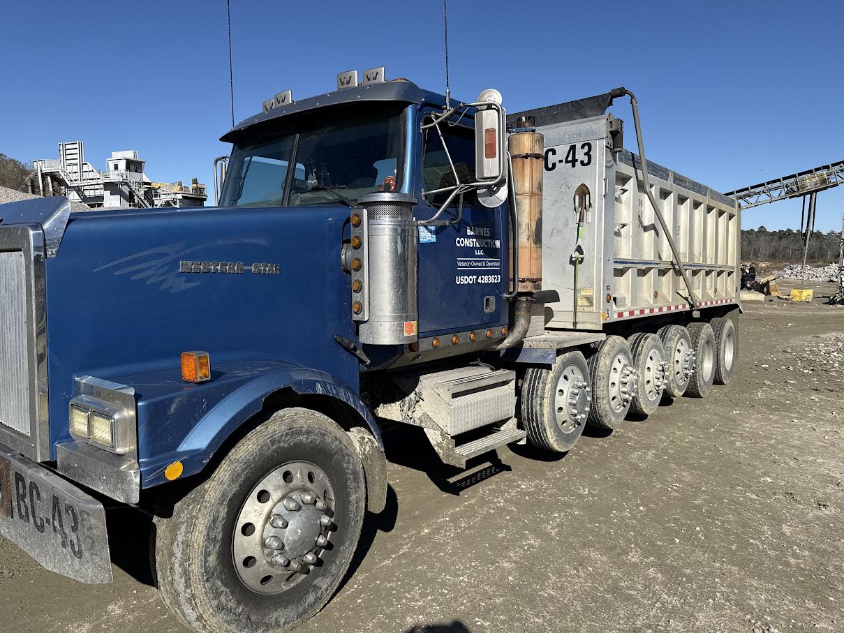 Barnes Construction Dump Truck
